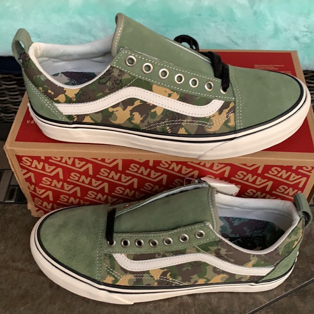 VANS OLD SKOOL UC BJ BELTS OIL Gm/Olivine WMNS sneakers - Picture 4 of 16